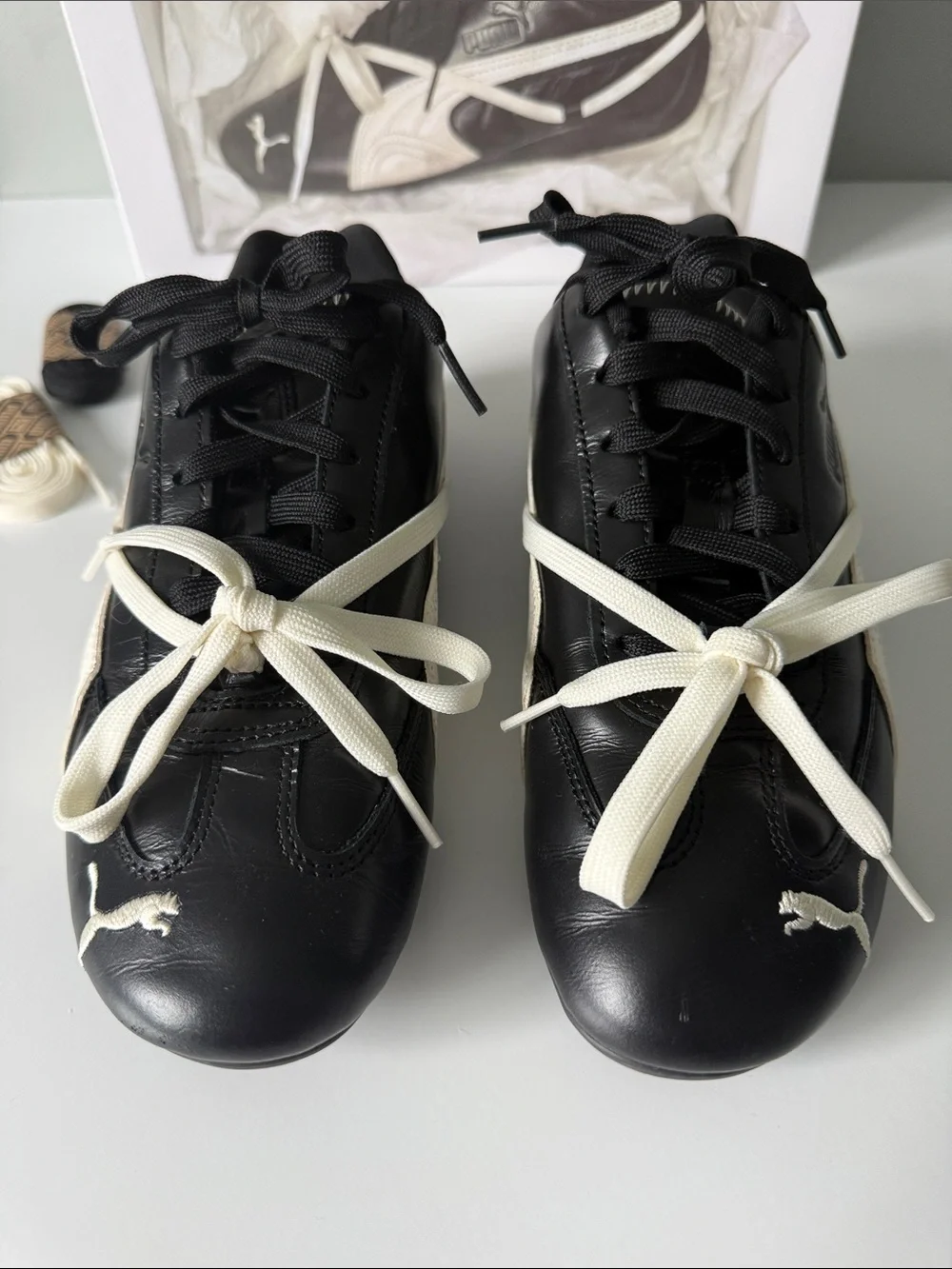 Puma Speedcat x Rose - US W Size 8 - Black / Warm White